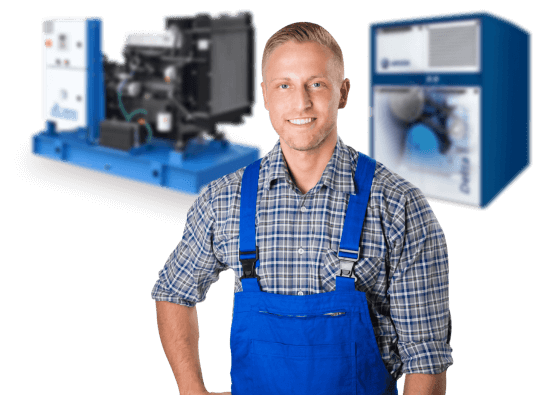 Обслуживание и ремонт компрессоров, генераторов, воздуходувок